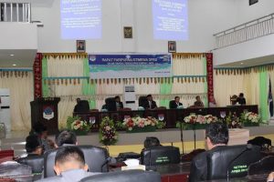 Dewan Boltim Gelar Paripurna Pelantikan Marshaole Mamonto