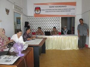 KPU Bolmong Gelar Rakor Mutarlih Berkelanjutan
