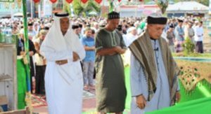 Salihi Mokodongan Jadi Khotib Sholat Ied