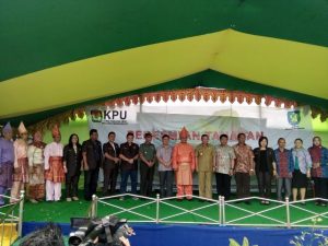 Pj Bupati Nixon Watung Hadiri Launching Tahapan Pilkada Bolmong