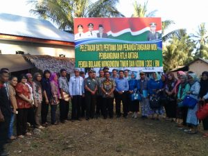 Bupati Boltim Letakan Batu Pertama Pembangunan RTLH
