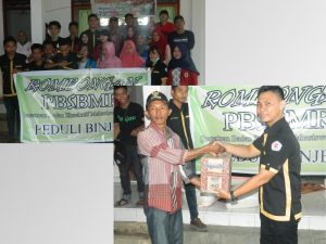 Persatuan BEM se-BMR Salurkan Bantuan ke Korban Bencana Bolmut