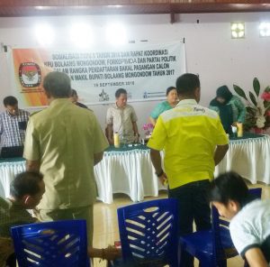KPU Bolmong Gelar Sosialisasi Bersama Parpol