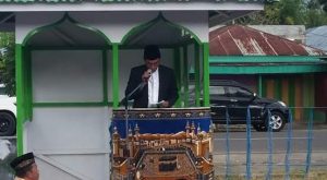 Bupati Khotib Shalat Idhul Adha di Lapangan Pondabo Tutuyan