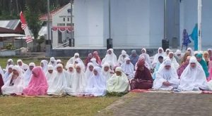 Bupati Khotib Shalat Idhul Adha di Lapangan Pondabo Tutuyan