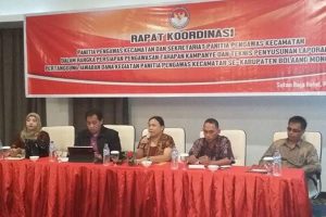 Panwas Bolmong Gelar Rakor Bersama Panwascam Se-Bolmong
