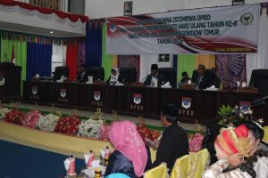 Peringati HUT BOLTIM ke 8, DPRD Gelar Paripurna Istimewa