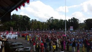 Korem 131 Santiago Gelar Apel Parade Nusantara Bersatu