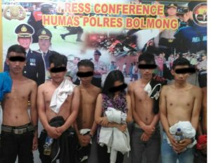 Sedang Asik Miras Enam Warga Kotobangon Diamankan Maleo