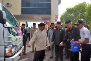 Dishub Bolmut Terima Bantuan 2 Unit Bus dari Pemerintah Pusat