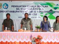 Dikpora Bolmut Gelar Kegiatan Penguatan Kepala Sekolah