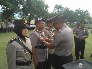 10 Perwira Polres Bolmong Disertijabkan