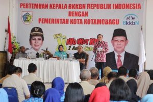 Kepala BKKBN Kunjungi Kotamobagu