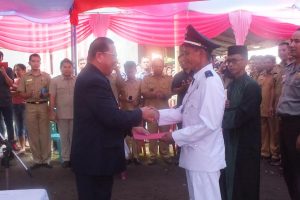 Watung Lantik Dua Sangadi di Bolmong