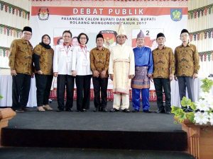 Debat Paslon Kada KPUD Bolmong Tahap Akhir Sukses Digelar