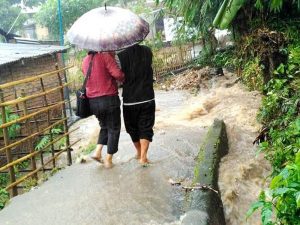 Drainase Rusak, Biga Terendam Banjir