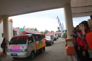 Pemkab Bolmong Lepas Iringan Karnaval Anak Usia Dini