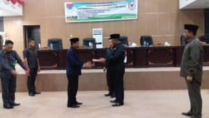 Dekab Boltim Gelar Rapat Paripurna Penetapan Lima Ranperda