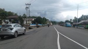 Warga Sesalkan Pelebaran Jalan Rusak Gapura Perbatasan Kotamobagu-Boltim