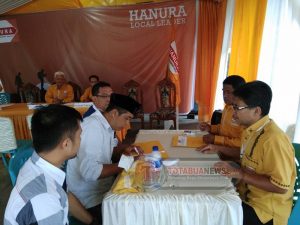 Ambil Formulir di Hanura, Jurnalis Ini Siap Maju di Pilwako Kotamobagu