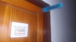 Camat Poigar Tindak Lanjut Kebijakan Bupati Soal Bebas Asap Rokok