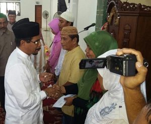 Hadiri Halal Bi Halal, Eyang Harap Warga Boltim Terus Pererat Tali Silaturahmi
