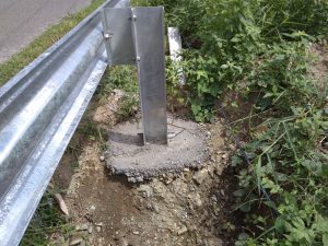 Proyek Pagar Pengaman Jalan Guardrail Desa Bohabak Abal-Abal
