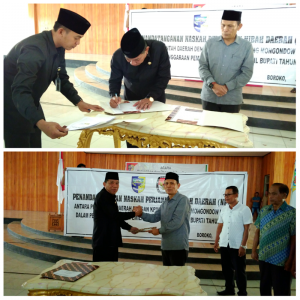 Pemda Tandatangani NPHD Bersama KPUD Bolmut