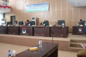 Dewan Boltim Gelar Paripurna Penyampaian KUA-PPAS Tahun Anggaran 2018