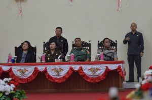 Foto 4 Segenap Forkopimda saat menghadiri paripurna, kemarin