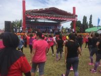 Meriahkan Kemerdekaan, Pemkab Bolmong Sukses Gelar Lomba Zumba