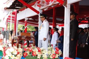 Upacara Peringati HUT RI Ke-72 Di Boltim Berlangsung khidmat