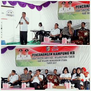 Hindari Kawin Muda, Bupati Bolmut  Canangkan Kampung KB