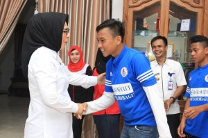 Walikota  Jemput Tim Bintang Muda Matali di Rumah Dinas