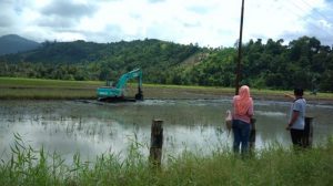 Pemkab Bolsel Bersama TNI Cetak 300 Ha Sawah Baru