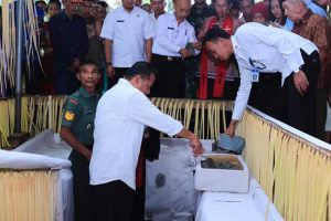 ‎Depri Letakkan Batu Pertama Gereja Bukit 'Baitania' Binjeita II