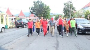Peringati Haornas Ke 34 dan Hari Anak Nasional, Pemkab Bolsel Gelar Jalan Sehat