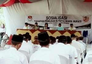 KPUD Bolmut Gelar Sosialisasi Tahapan Pilkada