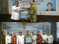 Bupati Bolmut Kembali Terima Penghargaan dari Kemenkeu