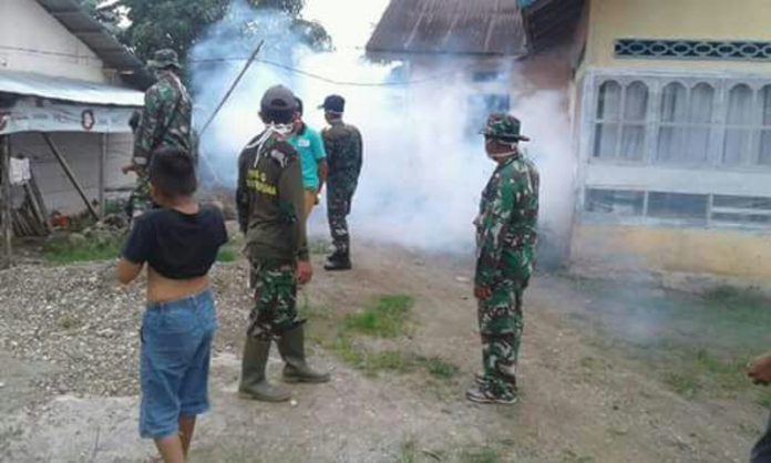 Waspada DBD, Dinkes Bolmong Lakukan Fogging di Wilayah Dumoga