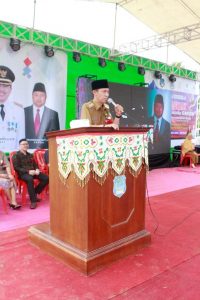 Wabup Iskandar Kamaru Menyampaikan Sambutan Pemerintah Pada Pembukaan Festival Paskah Tahun 2018