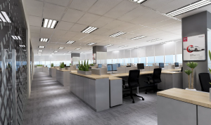 Foto 2. Ruang Kerja Kantor Baru Nissan Motor Indonesia