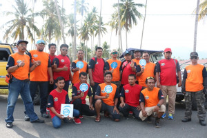 Kasubag Umum BNNK Touna Saat Berpose Bersama Peserta Touna Adventure 4X4 2019