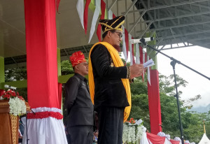 Perayaan HUT Kabupaten Touna ke 16 Berlangsung Meriah