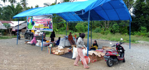 Pasar murah yang di laksanakan di Desa Mawomba