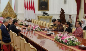 Jokowi dan Menlu jepang