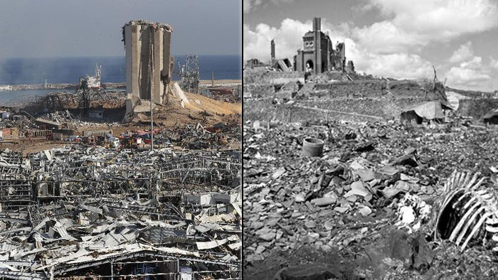 Soal Ledakan Besar Hiroshima Nagasaki Dengan Lebanon Ini Perbandingannya