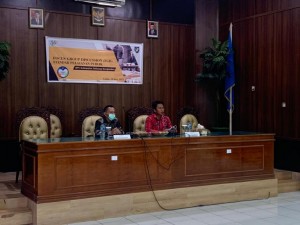 Foto Sambutan Sekda FGD Standar Layanan Publik