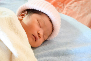 Asian,Baby,Was,Sleeping