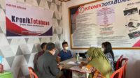 Tim Pokja Dewan pers RI saat melakukan verfak di kantor kroniktotabuan.com (Foto : Konni/TNews)